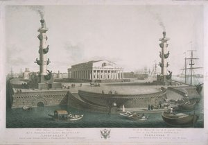 Vasilyevsky Adası'nın Tükürüğüne Bakış, 1810'lar by Chessky
