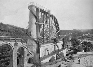 Laxey Wheel, Man Adası, c1896
