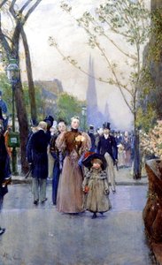 5. Cadde, Pazar by Childe Frederick Hassam
