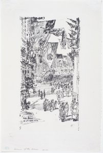 Müttefikler Caddesi, Şehir Caddesi (5. Cadde) by Childe Frederick Hassam