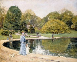 Merkezi Park by Childe Frederick Hassam