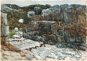 elmas koy by Childe Frederick Hassam