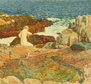 Doğu Burun Havuzu by Childe Frederick Hassam