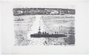 Fransız Kruvazörü (taş) by Childe Frederick Hassam