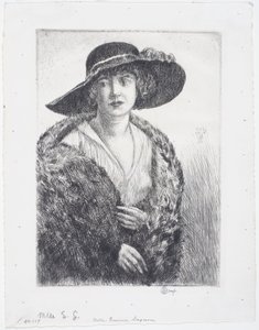 Bayan Erminie Gagnon by Childe Frederick Hassam