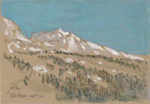 Hood Dağı by Childe Frederick Hassam