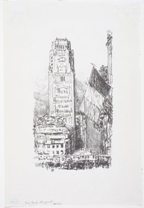 New York Buketi by Childe Frederick Hassam