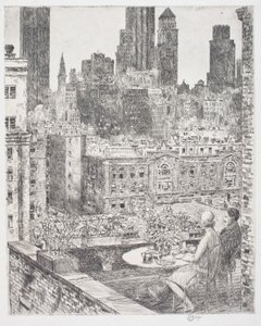 New York Baharı by Childe Frederick Hassam