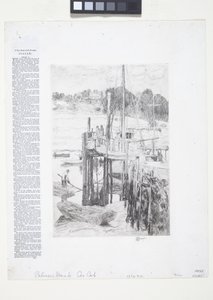 Palmer'S Dock (gravür) by Childe Frederick Hassam