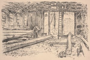 Spar Mağazası, Gloucester by Childe Frederick Hassam