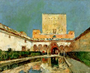 Alhambra, Granada, İspanya, c1883 (tuval üzerine yağlı boya)