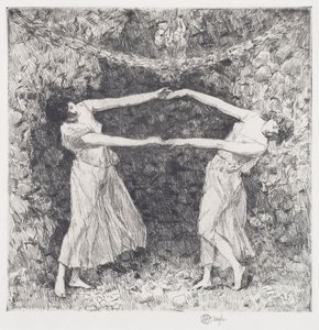 Defne Dansı by Childe Frederick Hassam
