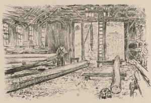 The Spar Shop, Gloucester, 8 Temmuz by Childe Frederick Hassam