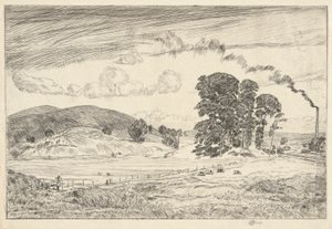 Danbury Tepeleri, 1920 by Childe Hassam