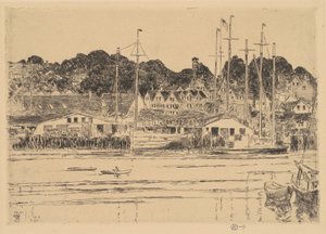 İç Liman, Gloucester by Childe Hassam