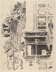 Lafayette Caddesi by Childe Hassam