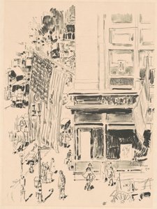 Lafayette Caddesi by Childe Hassam