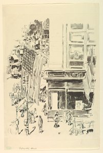 Lafayette Caddesi by Childe Hassam
