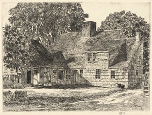 Eski Dominy Evi, Easthampton by Childe Hassam