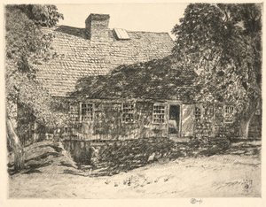 Eski Mulford Evi, Easthampton, 1926 by Childe Hassam