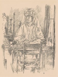 Kızıl Haç Hemşiresi by Childe Hassam