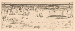 Beach Club, Easthampton by Childe Hassam