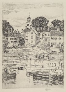 Kilise Kulesi, Portsmouth by Childe Hassam