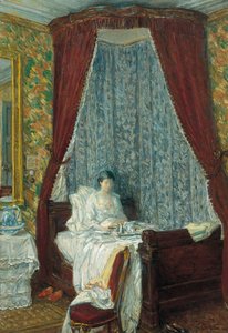 Fransız Kahvaltısı, 1910 by Childe Hassam