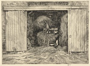 Whitcomb Çiftliği, Stratham, N.H., 1920 by Childe Hassam