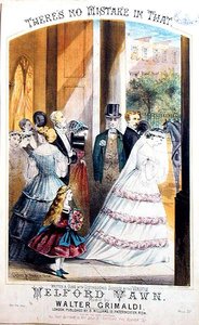 Bunda Hata Yok, bir müzik kapağı, 1860 dolayları (lito) by Childs and Harris