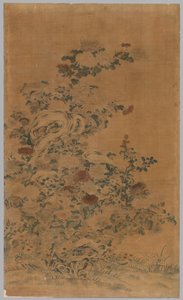 Vaka Paneli: Kayalar ve Krizantemler by China, Qing dynasty