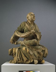 Ejderha Terbiyecisi Luohan, c.14. yüzyıl by Chinese School