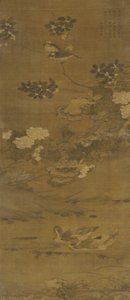 Çiçekler, Ördekler ve diğer Kuşlar, Ming veya Qing hanedanı, 15.-18. yüzyıl
