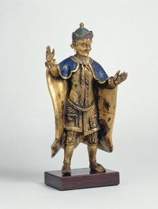 Uzanmış kolları olan yabancı (emaye işi emaye) by Chinese School