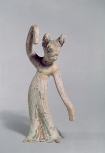 Bir dansçının cenaze heykeli, Tang Hanedanlığı (618-907)