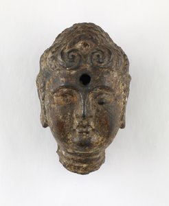 Bir tanrının başı, muhtemelen Ming hanedanı (demir)