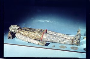 Jade burial suit, from the tomb of Princess Tou Wan, wife of Liu Sheng (d.113 BC) from Lingshang, Man-ch