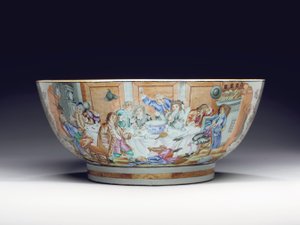 Nadir ve devasa yumruk kase, c.1775 by Chinese School