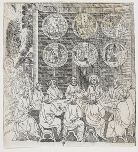 Yükselen Mesih Havarilerine Görünüyor, Giulio Alenis Tianzhu jiangsheng zhuxiang jingjie
