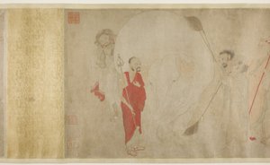 Beyaz Fili Yıkamak, Ming hanedanı by Chinese School