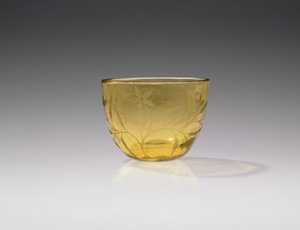 Şarap bardağı, Yongzheng dönemi, 1723-35 (sarı cam)