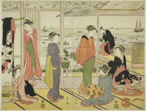 Inn A Pear Sle Law Staff Shinagawa (Shinagawa no Shirosho) by Chobunsai Eishi
