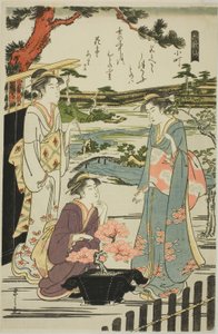 Komachi, "Altı Ölümsüz Şair (Rokkasen)" dizisinden by Chobunsai Eishi