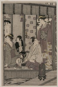 Morning Glory (The Tale of Genji in Elegant Modern Dress serisinden) by Chobunsai Eishi