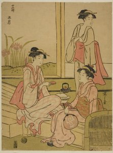 Beşinci Ay (Gogatsu), "On İki Ay (Juni toki)" dizisinden by Chobunsai Eishi