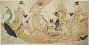 Tavus Kuşu Teknesi by Chobunsai Eishi