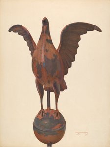 Bayrak direği Finial Güvercin by Chris Makrenos