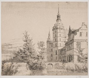 Frederiksborg Kalesi. Møntbroen