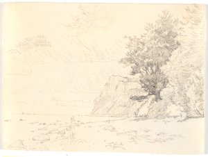 Bir sürü Møns Klint by Christen Købke