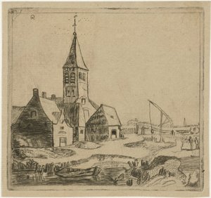 köy kilisesi by Christiaan Friedrich Ruppe